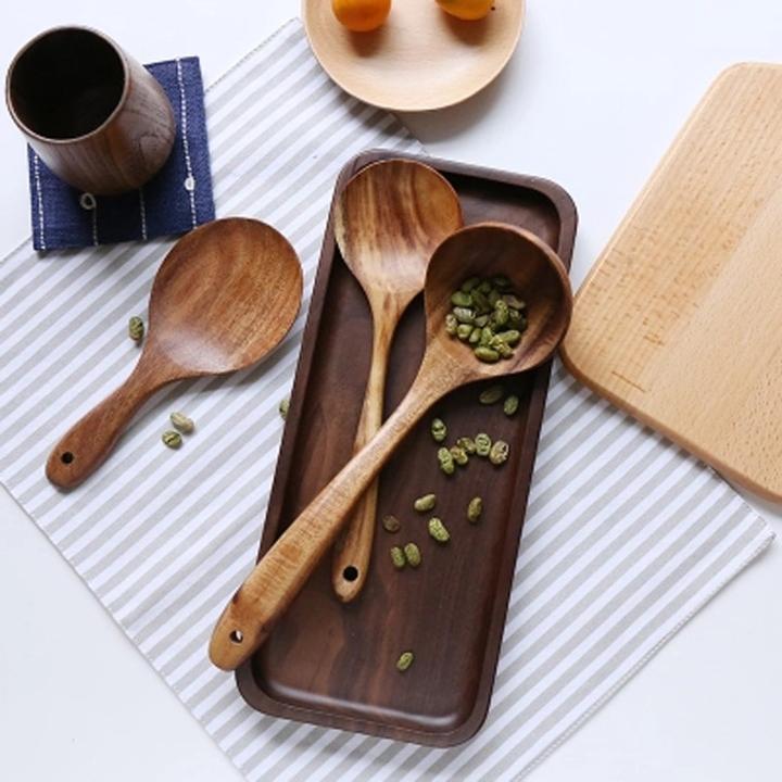 Natural Teak Wood Kitchen Set