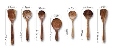 Natural Teak Wood Kitchen Set